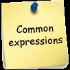 Common expressions