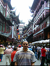 Chris standing in one of the streets of The Old Town.