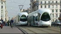 Le tramway de Lyon (région Rhône-Alpes) Photo : Frédéric de La Mure / M.A.E.