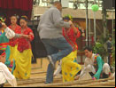 Bamboo dancing